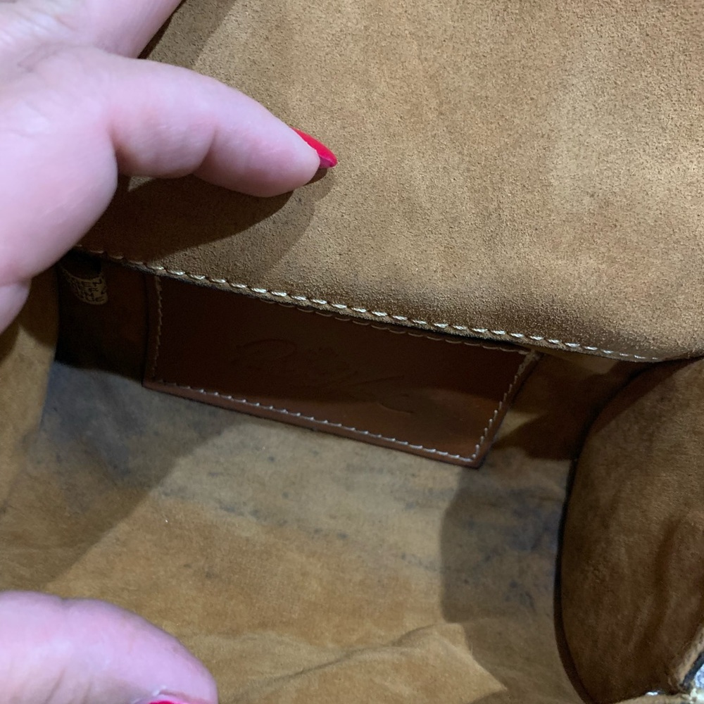 Patricia Nash Floral Mini Barrel Crossbody Gem